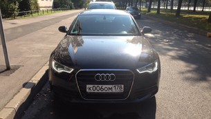 Аренда Audi A6 с водителем в Санкт-Петербурге